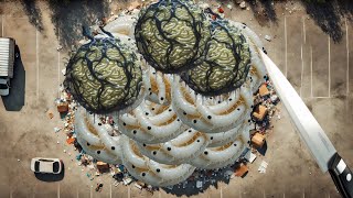 ASMR Garbage Cleanup – From Messy Pile to Peaceful Clean Space screenshot 3