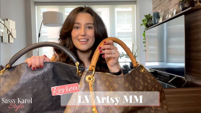 Louis Vuitton artsy mm real & replica comparison 