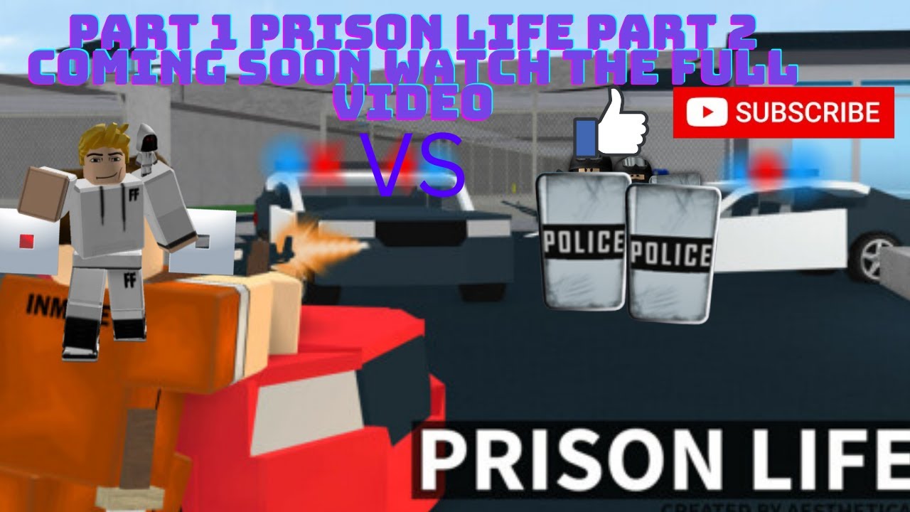trying to escape in prison life if I get arrested the video ends