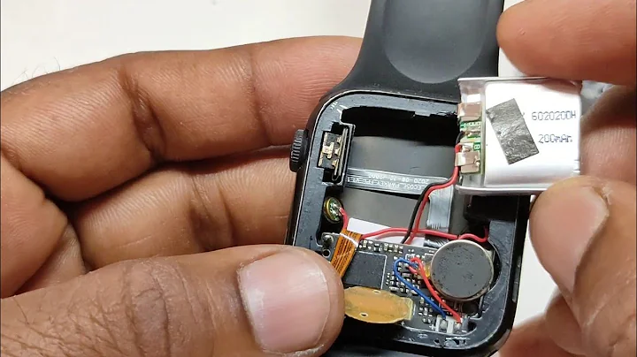How to Replace Smart Watch Battery At Home,Hi Watch 6 t500#Smartwatch