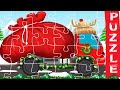 Santa Garbage Truck | Puzzle | Puzzle Game For Kids