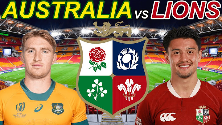 AUSTRALIA vs BRITISH AND IRISH LIONS 2025 Live Commentary (1st Test)