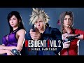 Resident evil 2 remake x final fantasy  the movie  full story cloud aerith  tifa mods