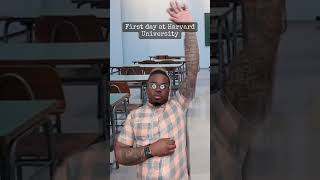 First day at Harvard University🤦🏾‍♂️😭 #comedy #funny #shorts