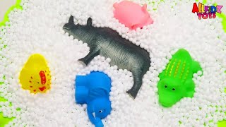 Learn Wild, Farm And Sea Animals With Foam Beads For Kid Child English Indonesian Allkidz