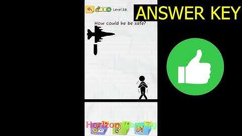 Draw 2 Save: Stickman Puzzle LEVEL 28 - How could he be safe - Gameplay Walkthrough Android IOS