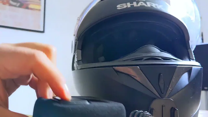 Cheap GoPro motorcycle helmet chin mount using Sugru (with example footage)