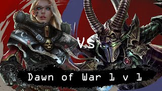 Dawn of War Soulstorm 1 v 1 Sisters of Battle (Fallout) vs Dark Eldar (C43)