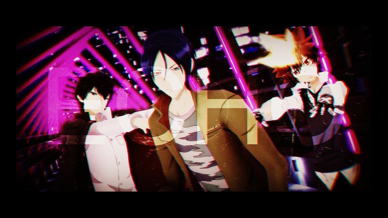 【MMD REBORN】 ECHO【Sawada&Hibari&Mukuro】60FPS 【Models DL】