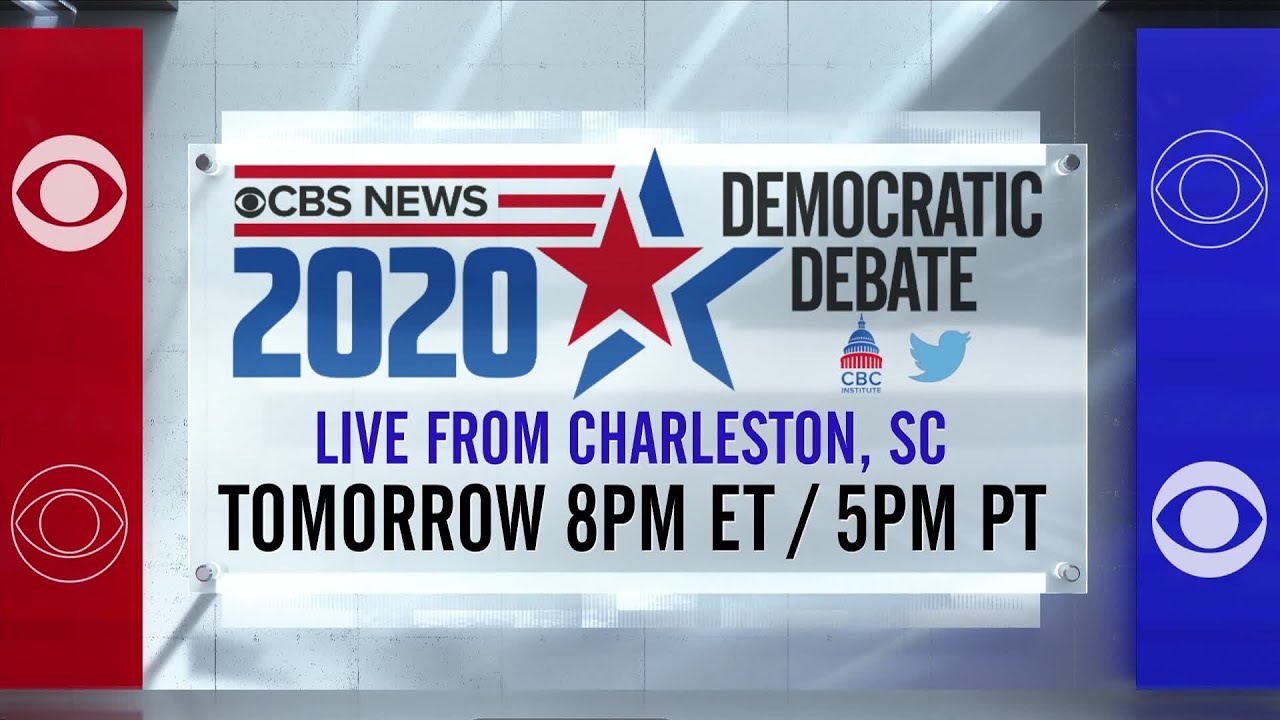 PROMO: CBS News Democratic presidential primary debate - YouTube