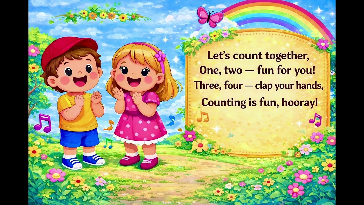 Numbers Song - Counting From 1-10 for Children (english)