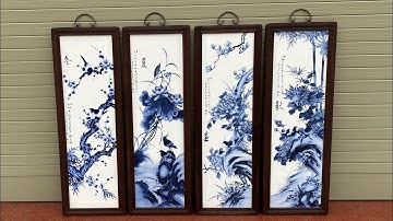 Báo Giá Bộ Tranh Tứ Quý Gốm Sứ Đẹp Giá Tốt