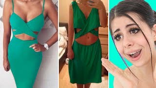 TRYING ON PROM DRESSES ! Online shopping fails + Haul