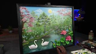 Realistic Nature 3D Painting Realistic Landscape Art In Nature 3D Painting Art Oil Painting