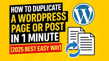 How to Duplicate a Page in WordPress [2025 MOST EASY WAY]