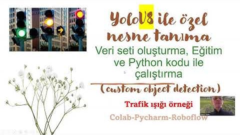 YoloV8 ile özel nesne tanıma  Veri seti oluşturma, Eğitim ve Python kodu ile çalıştırma