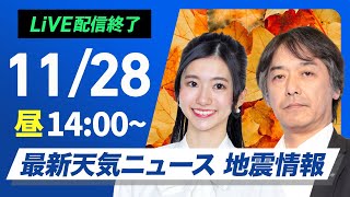 ウェザーニュースの配信のサムネイル画像