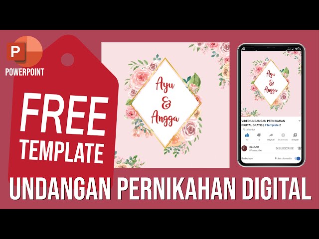 VIDEO UNDANGAN PERNIKAHAN DIGITAL GRATIS | #Template 2 class=