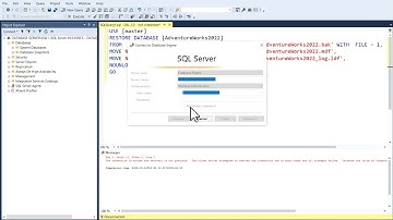 Download and Restore AdventureWorks2022 Sample Database for Practice