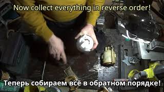 Замена топливного фильтра на Ниссан Санни! Replacing the fuel filter with Nissan Sunny!