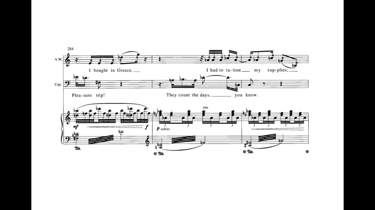 John Adams - The Death of Klinghoffer (with Score) - Part 3 - Act 1, Scene 2 and Night Chorus