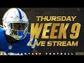 2022 Fantasy Football - Week 9 Thursday Live Stream