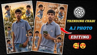 Instagram Trending Chibi 🤯 | AI Photo Editing | ChatGPT Viral Collage Photo #trendingvideo screenshot 5