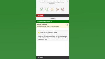 Emirates Web check in #emirates #flighttravel #flight