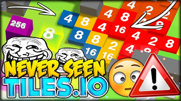 FIRST ON YOUTUBE! WE FOUND THE BEST NEW .IO GAME! TILES.IO (IO GAME - TILE RISERS #1)