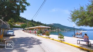 Exploring Corfu | Small villages on the shoreline | 4K Driving