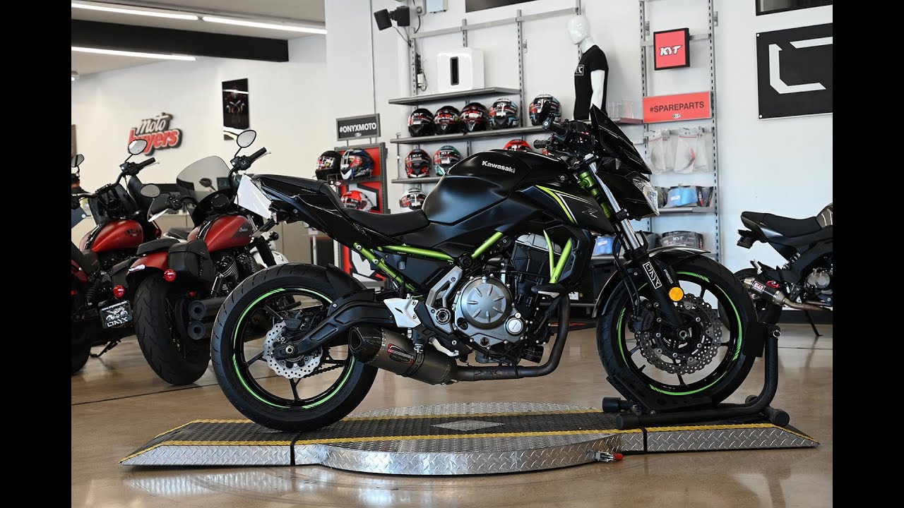 2018 Kawasaki Z650 ABS | Walk Around, Start-Up & Sound Clip - YouTube