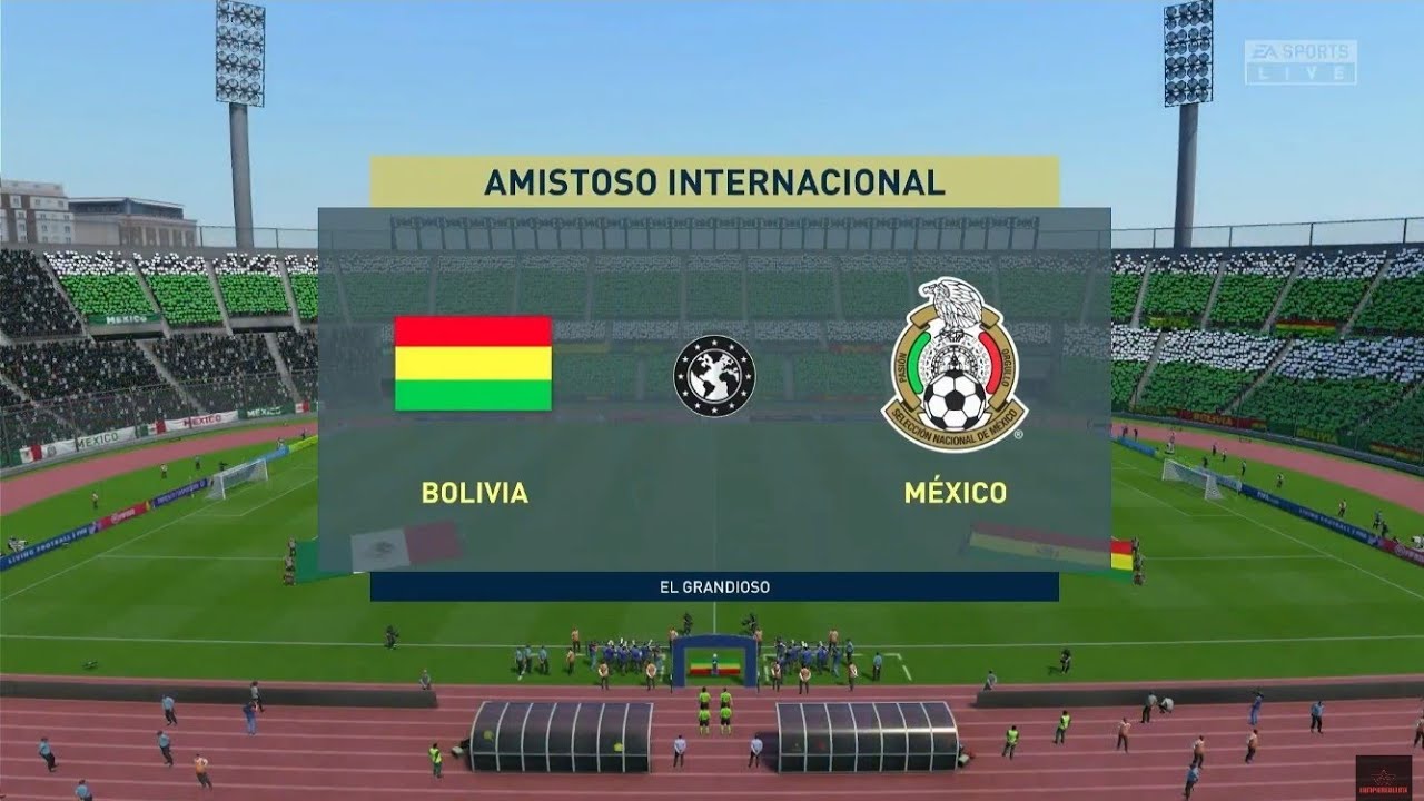 BOLIVIA VS MEXICO/ FIFA 20 PARTIDO SIMULADO/ (CPU VS CPU)