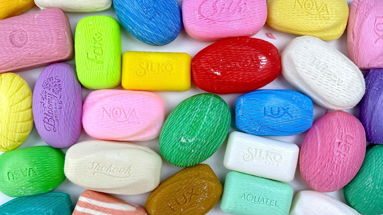 ASMR Cutting Soap Diamonds #46 石鹸ダイヤモンドのカッティング