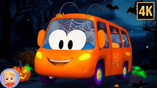 wheels spooky bus halloween songs scary rhymes monster cartoons