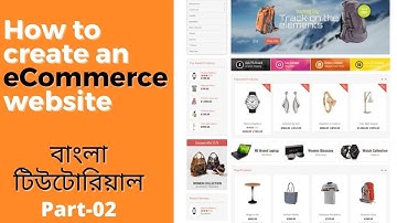 How to create an ecommerce website | part-2 | Ecommerce website bangla tutorial | Freelancer robin