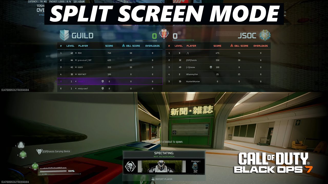 How To Play Split Screen Mode In Call of Duty Black Ops 7 - YouTube