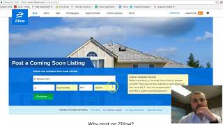 How to create a coming soon listing on zillow?
