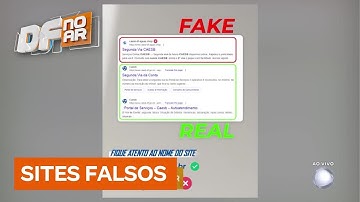 Caesb alerta sobre sites falsos criados para aplicar golpes | DF no Ar