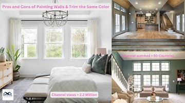 Pros and Cons of Painting Walls & Trim the Same Color | Is it okay to do walls and trim same color?