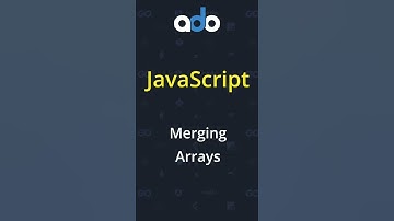 How to Merge Arrays in JavaScript in 30 seconds #shorts
