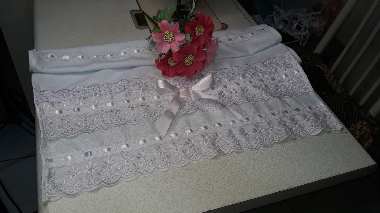 pano de prato td branco um luxo aqui no @Fazendo Arte com Isabel 😍