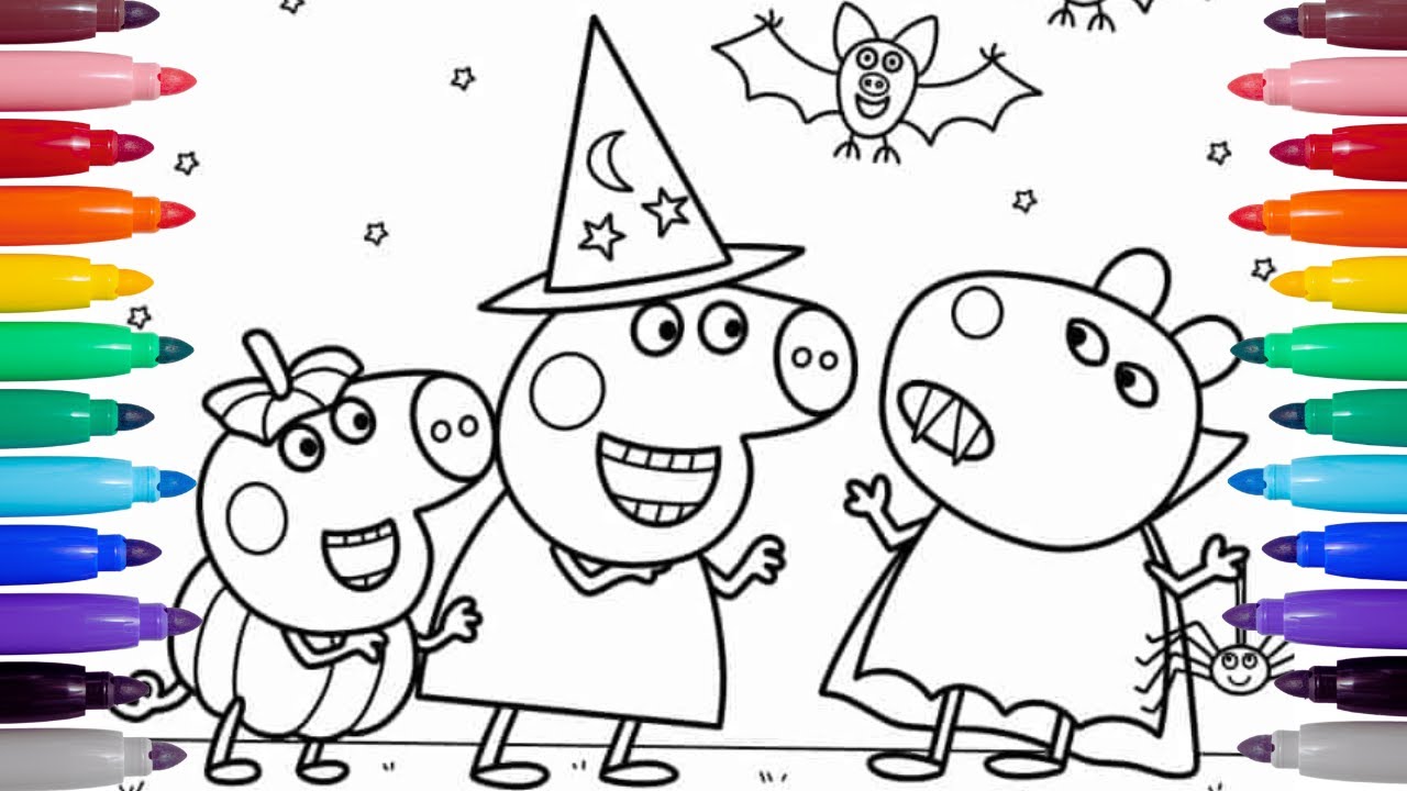 Imprimir e Colorir Desenho da Peppa Pig  Coloriage peppa pig, Image  coloriage, Coloriage