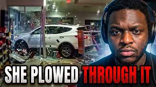 Woman Plows Through Store While Fleeing Police | True Crime Reaction
