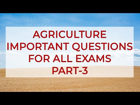 Agriculture Important questions Part 3 #viralvideo #trend #trending # ...