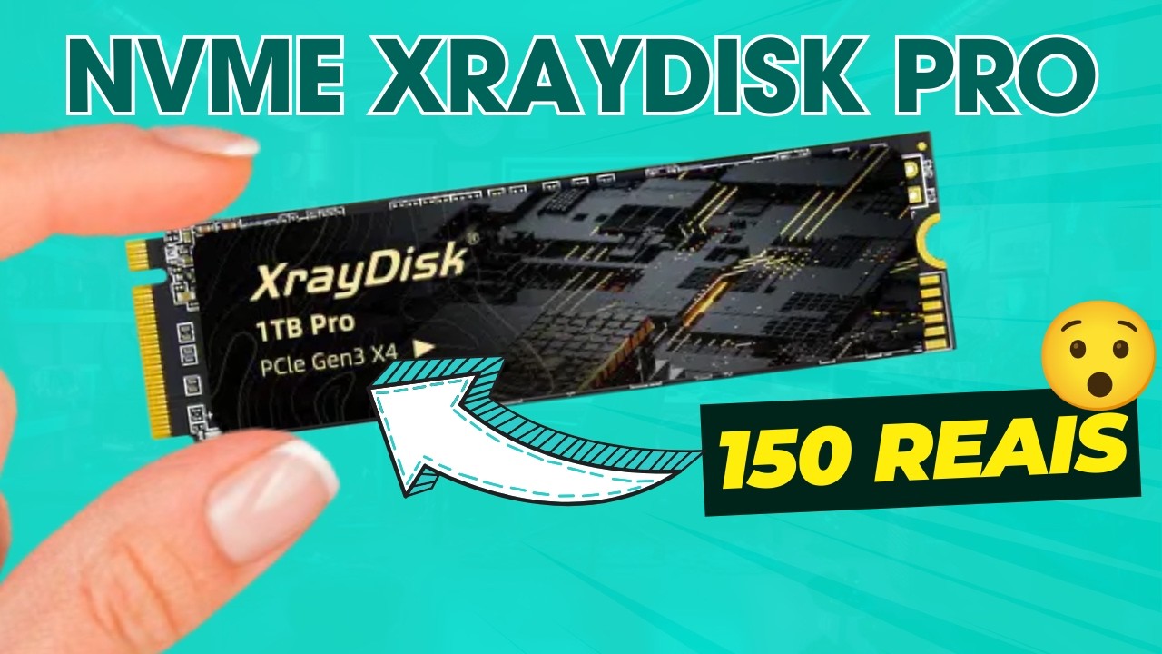 SSD XRAYDISK NVME M.2 PRO é o Melhor do Aliexpress? Unboxing e