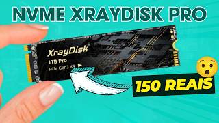 SSD XRAYDISK NVME M.2 PRO é o Melhor do Aliexpress? Unboxing e