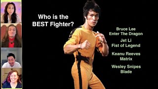 Who is the BEST FIGHTER? Bruce Lee | Jet Li | Keanu | Wesley