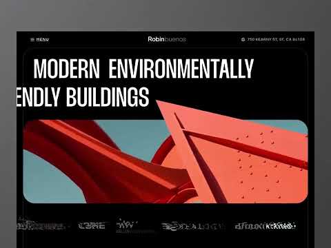 Architecture Landing page Animation