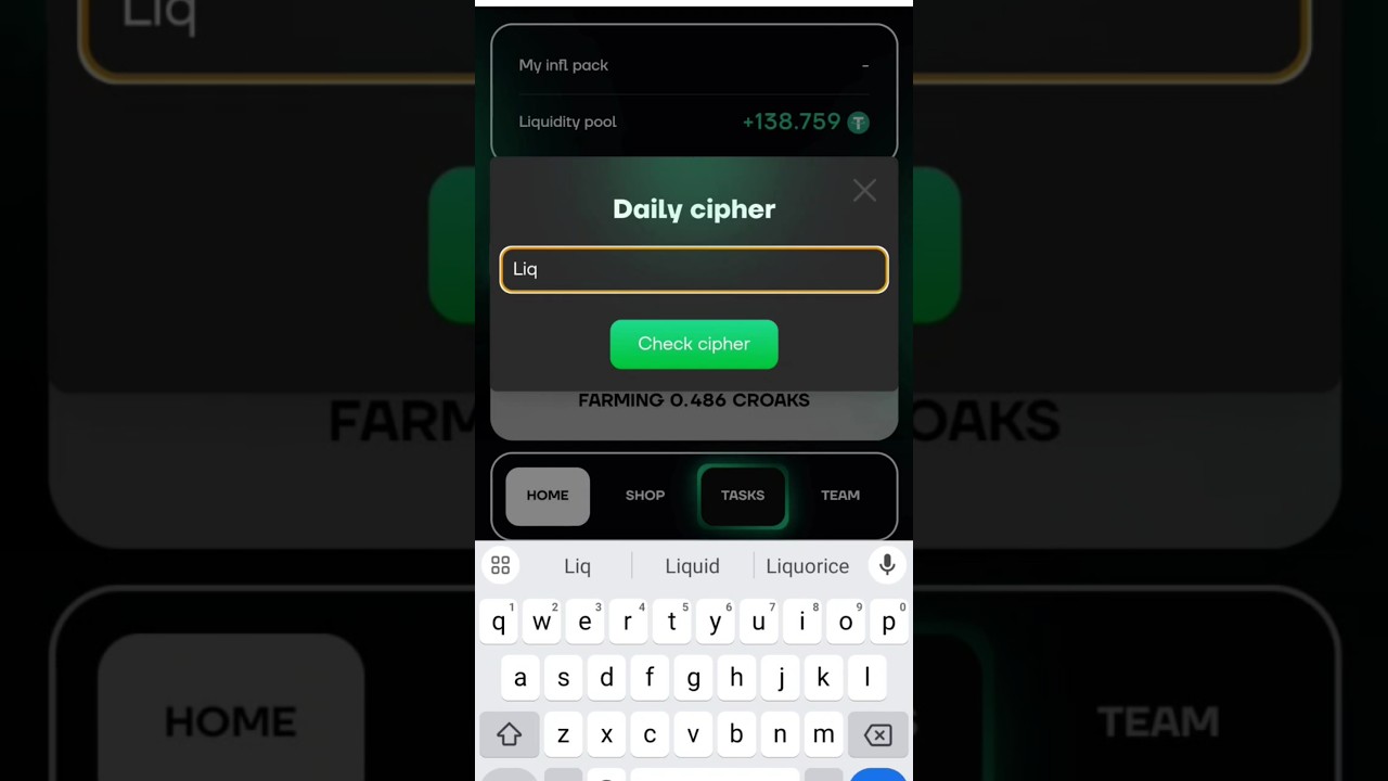 Frog farm daily Cipher Code 8-9 October