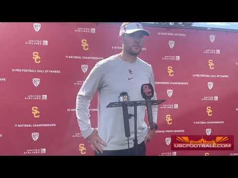 USC head coach Lincoln Riley on Fall Camp Day 1